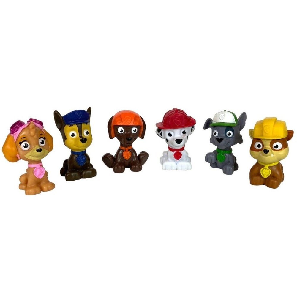 Paw Patrol Rescue Team Mini Figures Lot Of 6 Toys SML Dolgen Collectibles